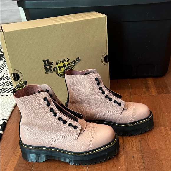 Dr Martins Sinclair Platform Boots Zipper Front - Picture 6 of 12